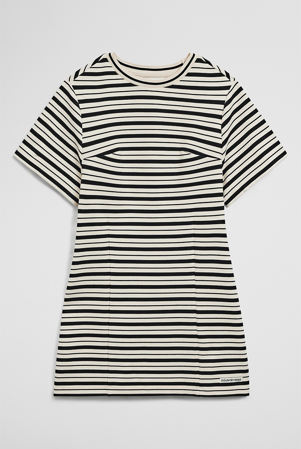 Teen Short Sleeve Stripe T-Shirt Dress