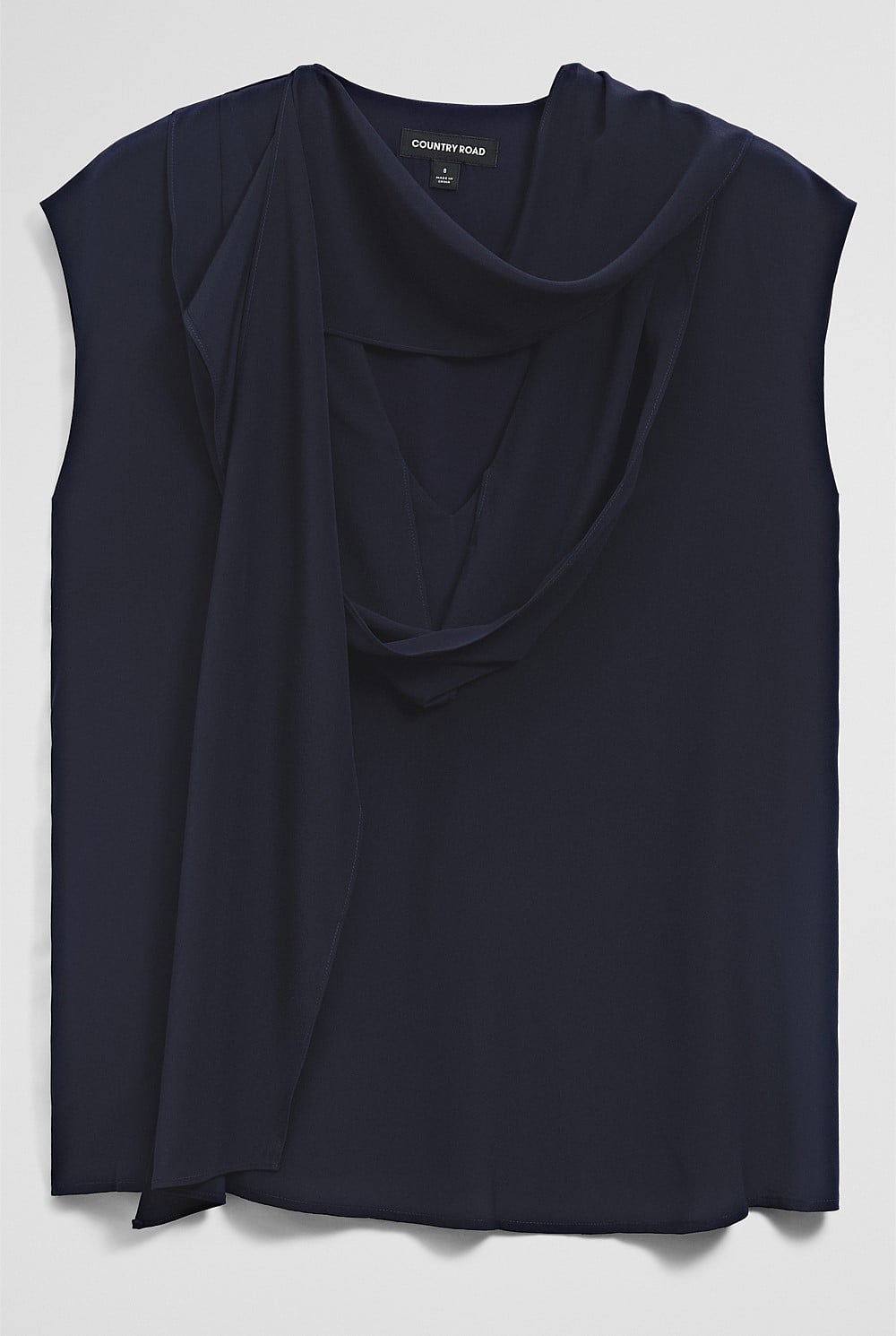 Draped Neck Top