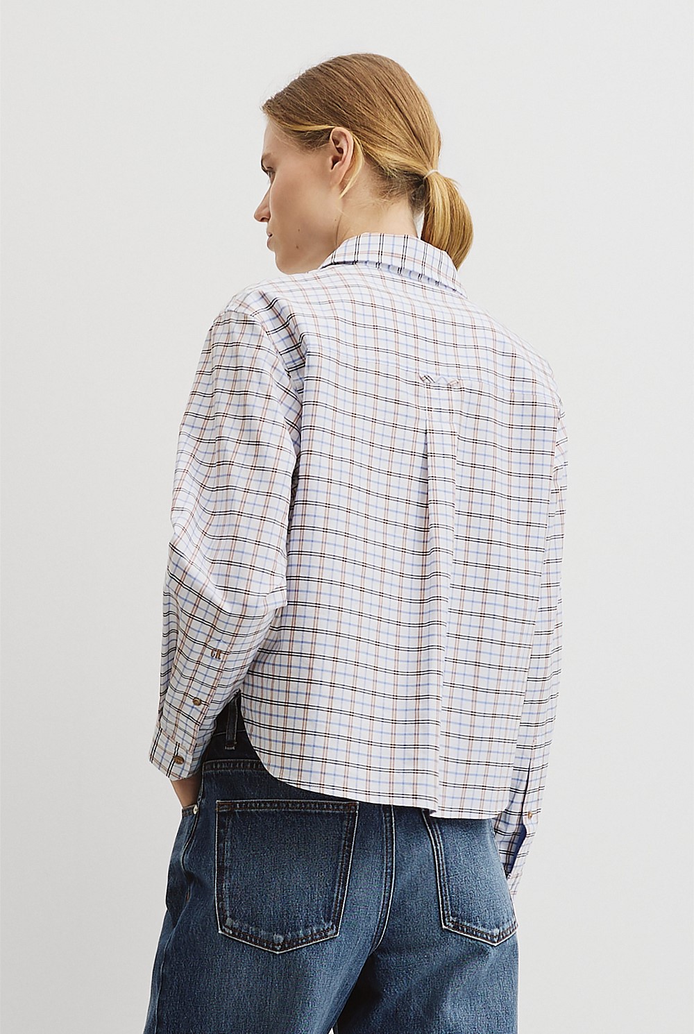 Crop Pocket Shirt
