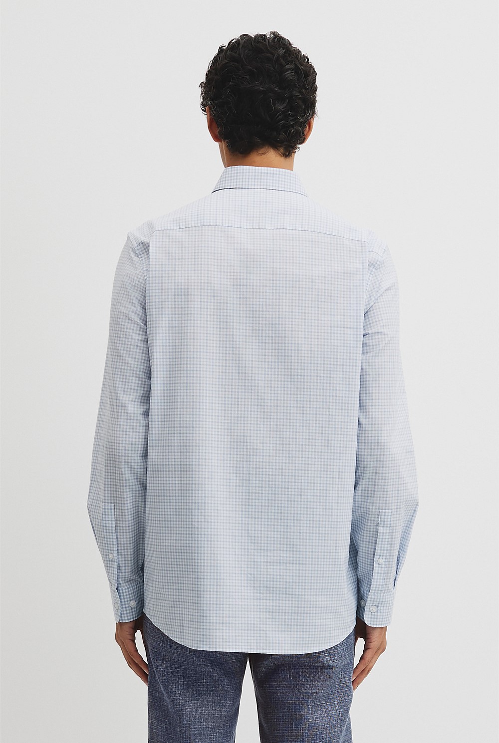 Slim Fit Cut & Sew Check Shirt