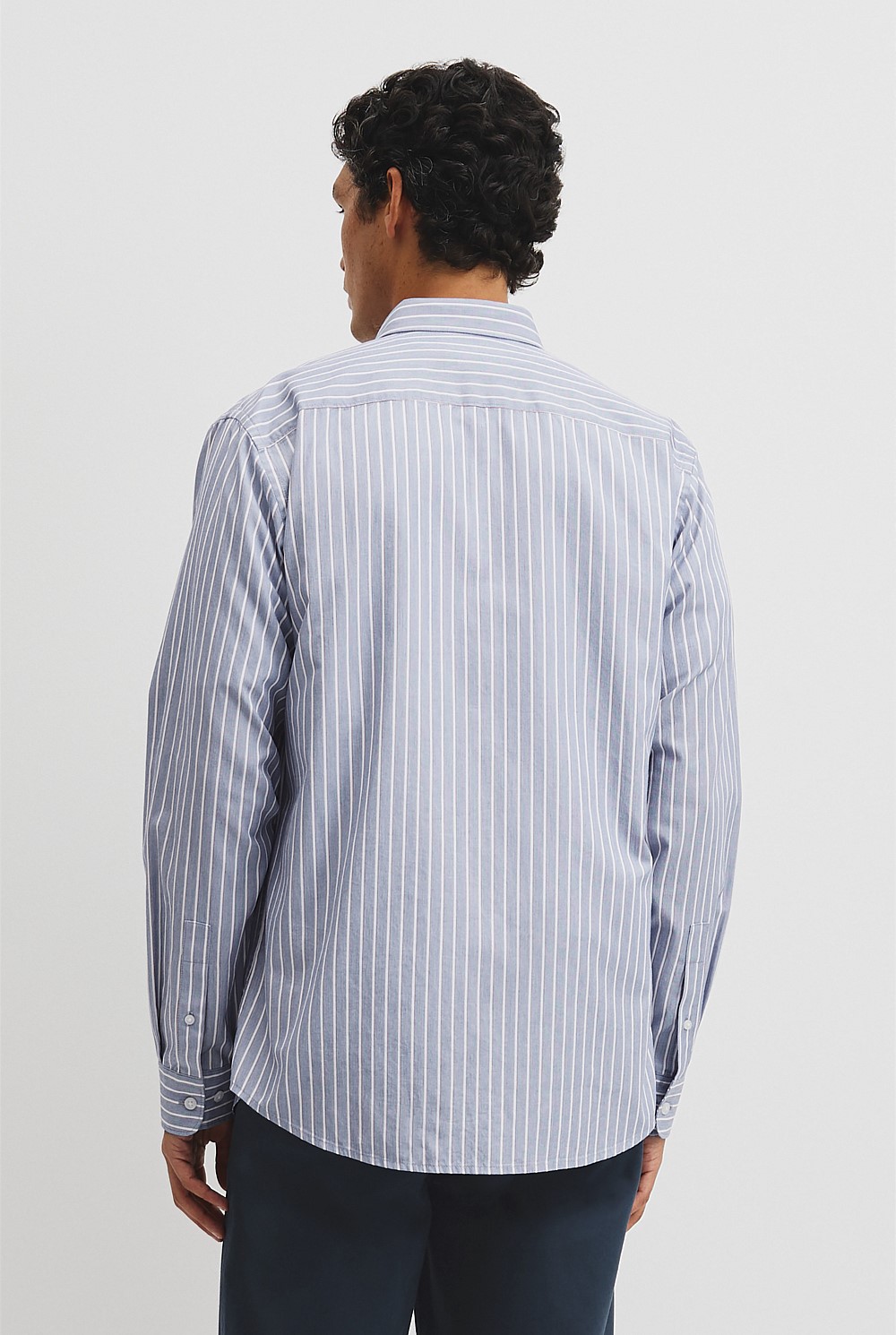 Regular Fit Cotton Stripe Shirt