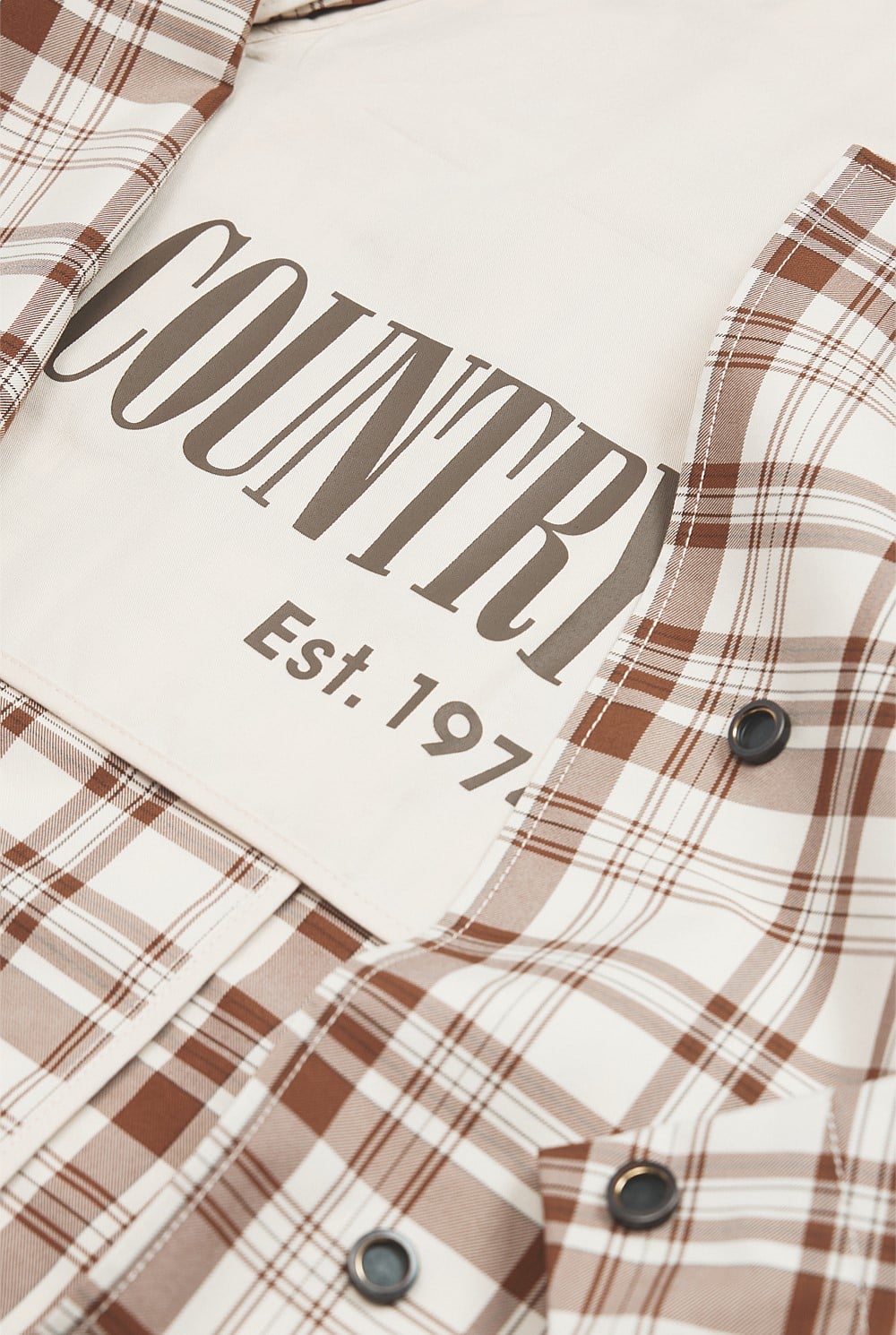 Plaid Swing Coat