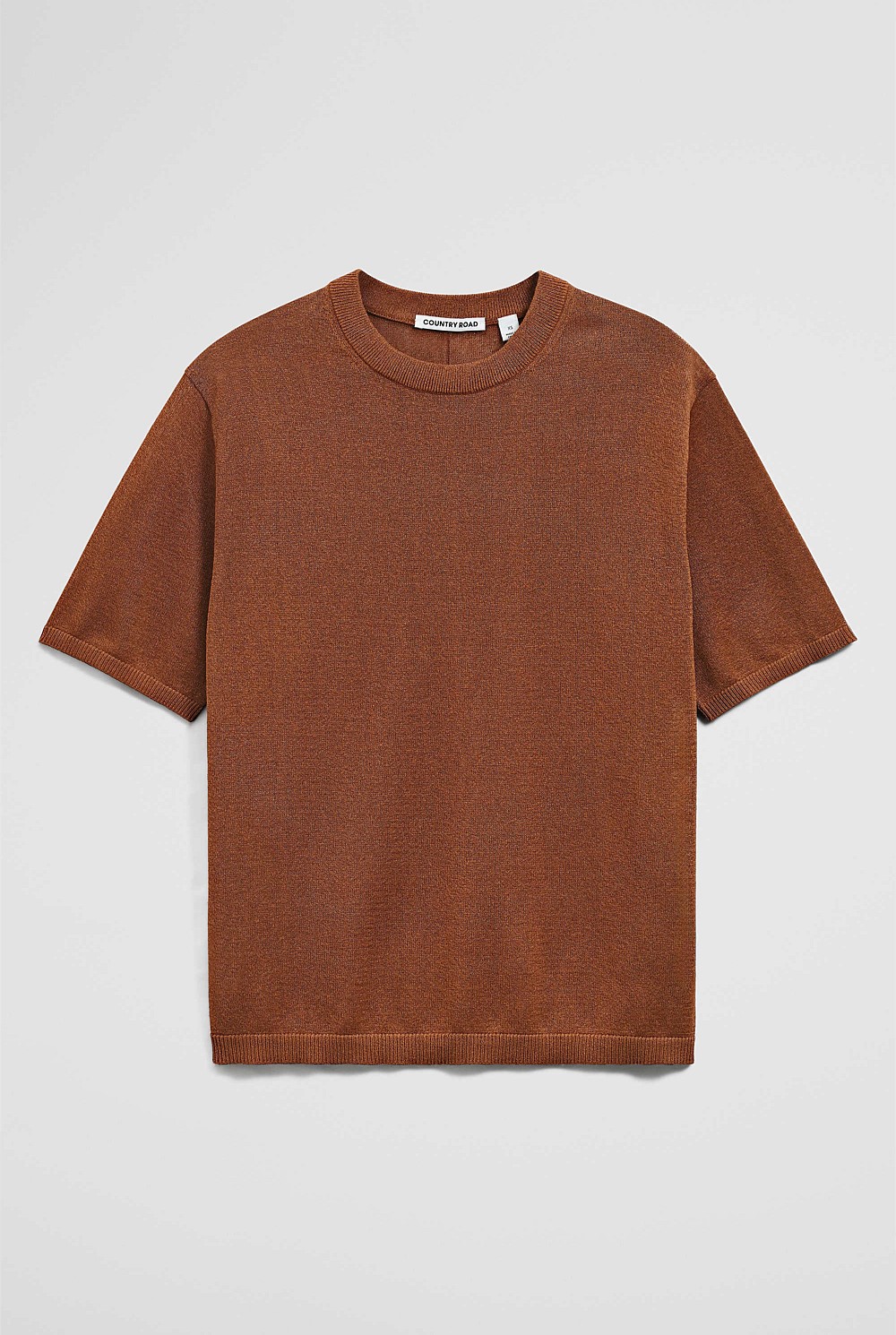 Fine Mesh Knit T-Shirt