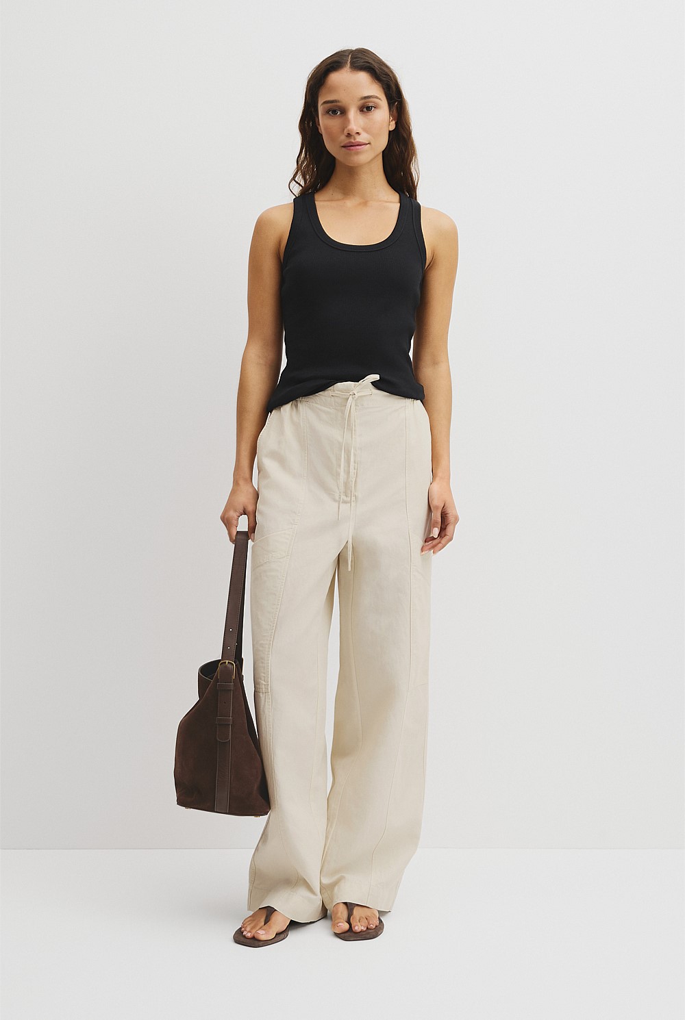 Scoop Neck Rib Tank