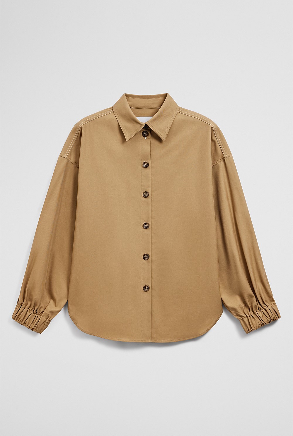 Contrast Stitch Shirt