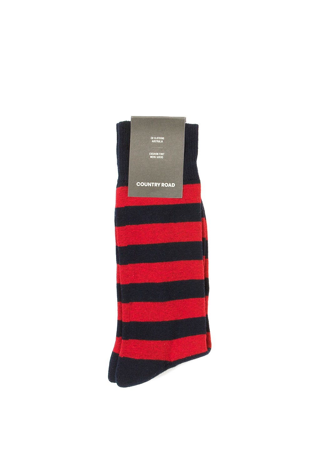 Block Stripe Crew Socks
