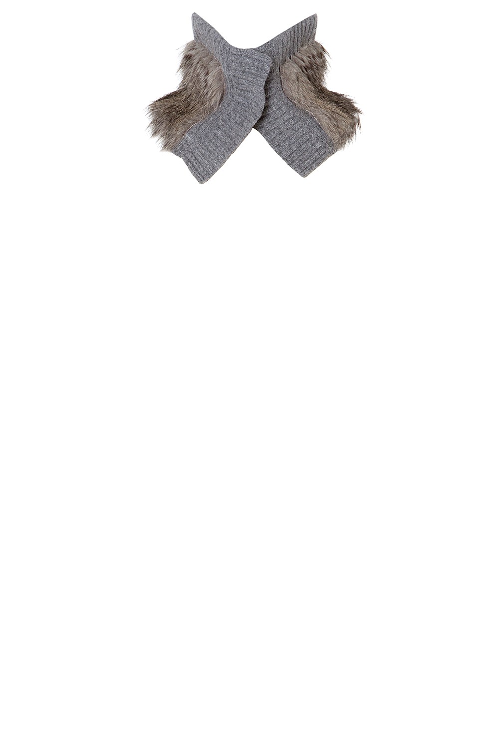 Faux Fur Trim Collar
