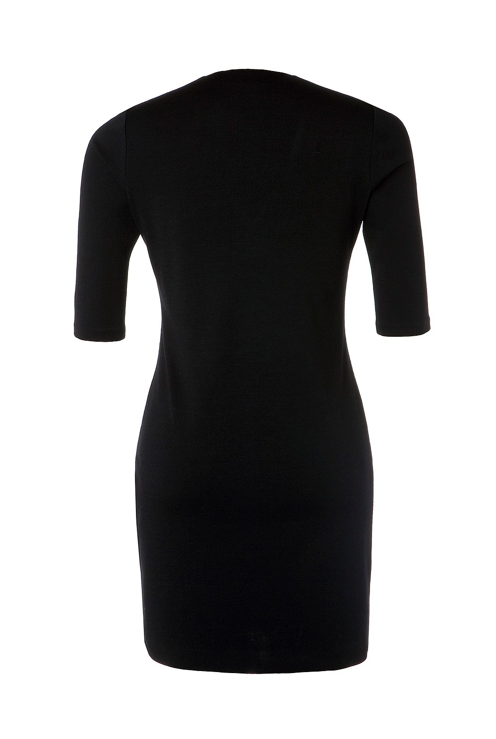 V-Neck Check Dress