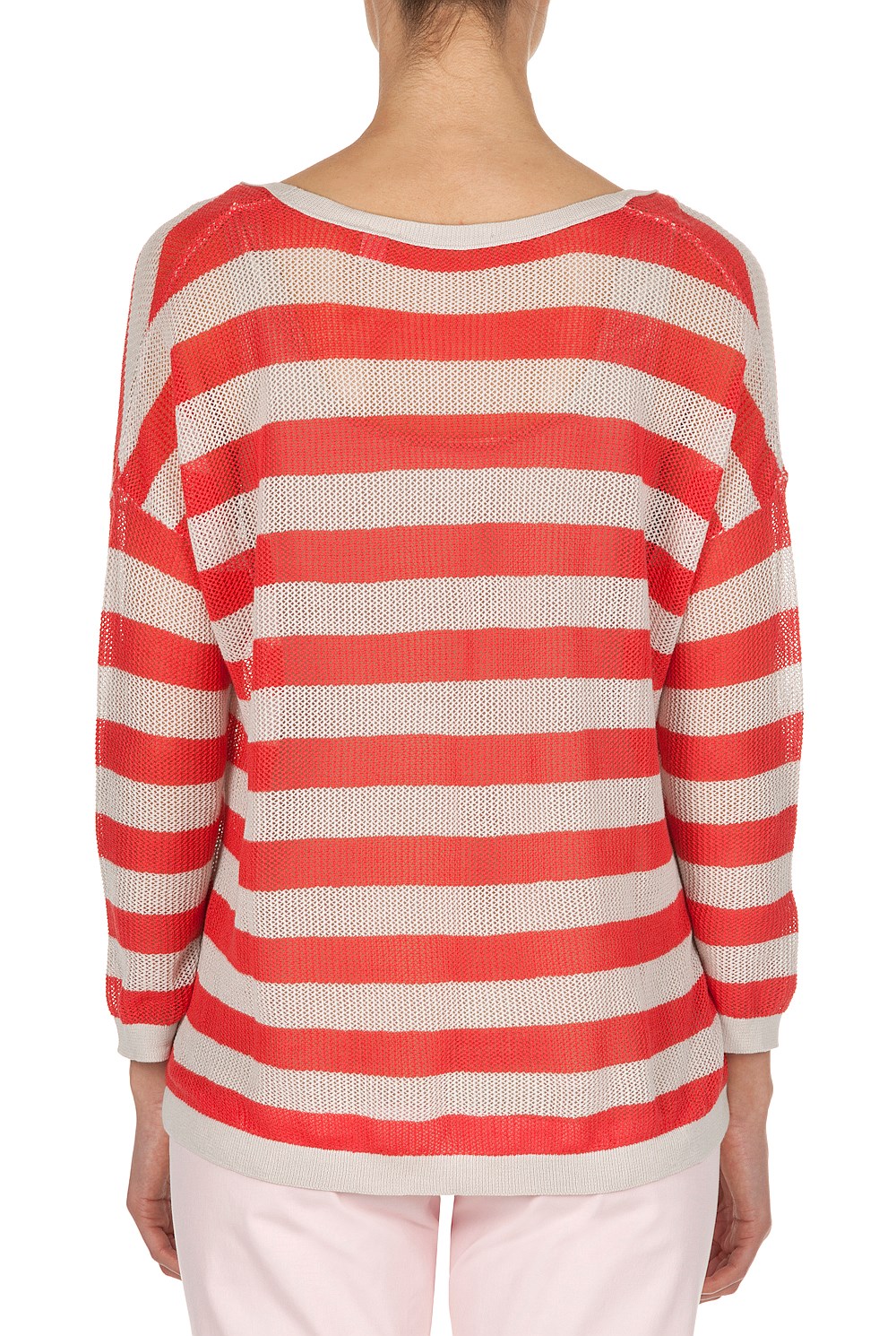 Stripe Mesh Knit