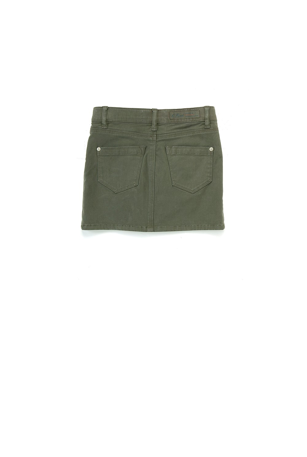 Garment Dyed Mini Skirt