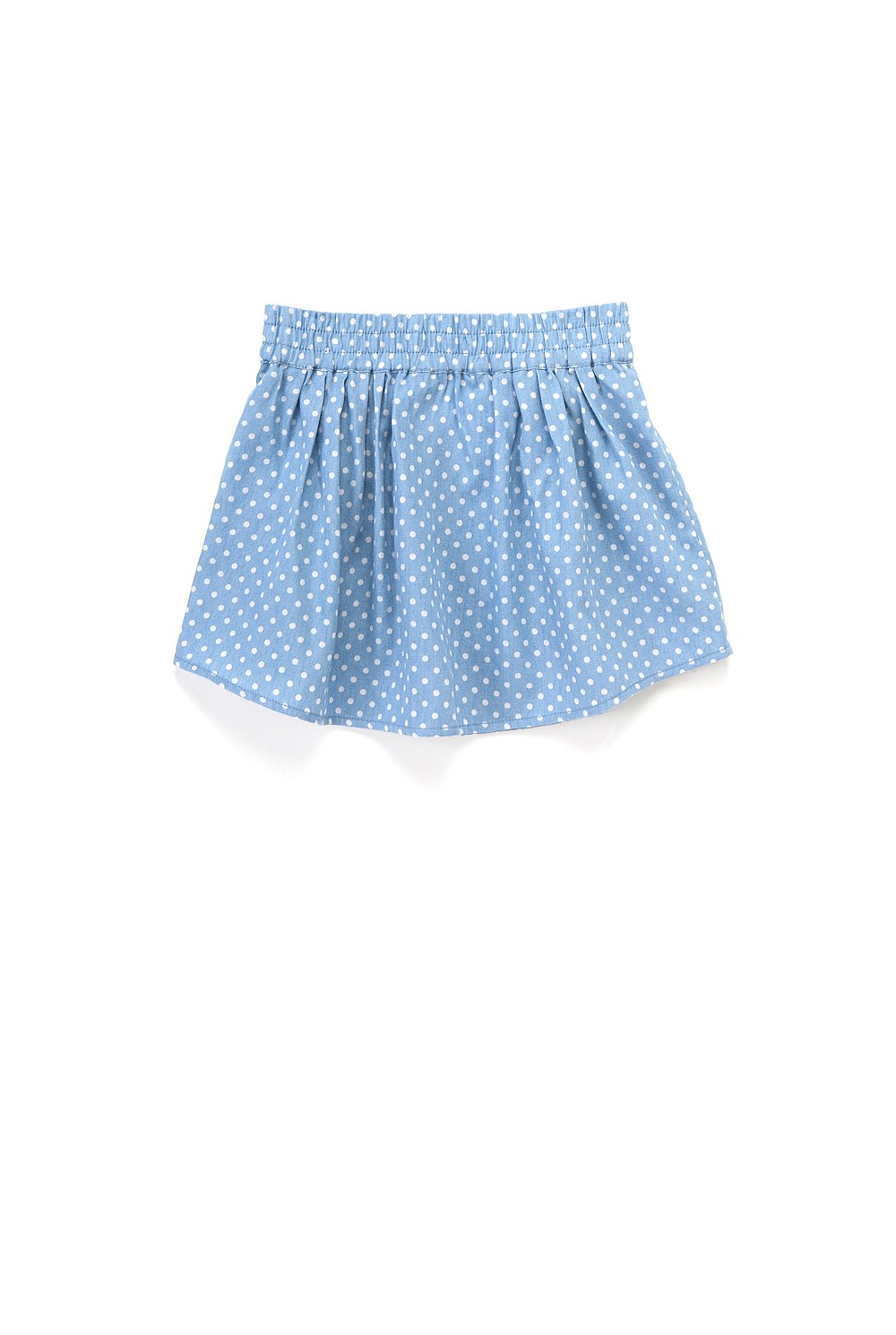 Spot Chambray Skirt