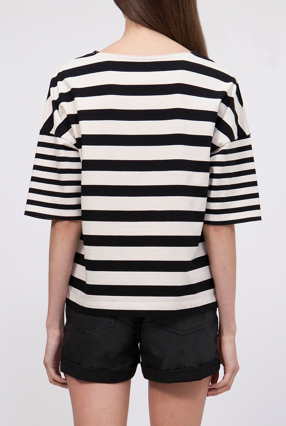 Kimono Sleeve Stripe T-Shirt