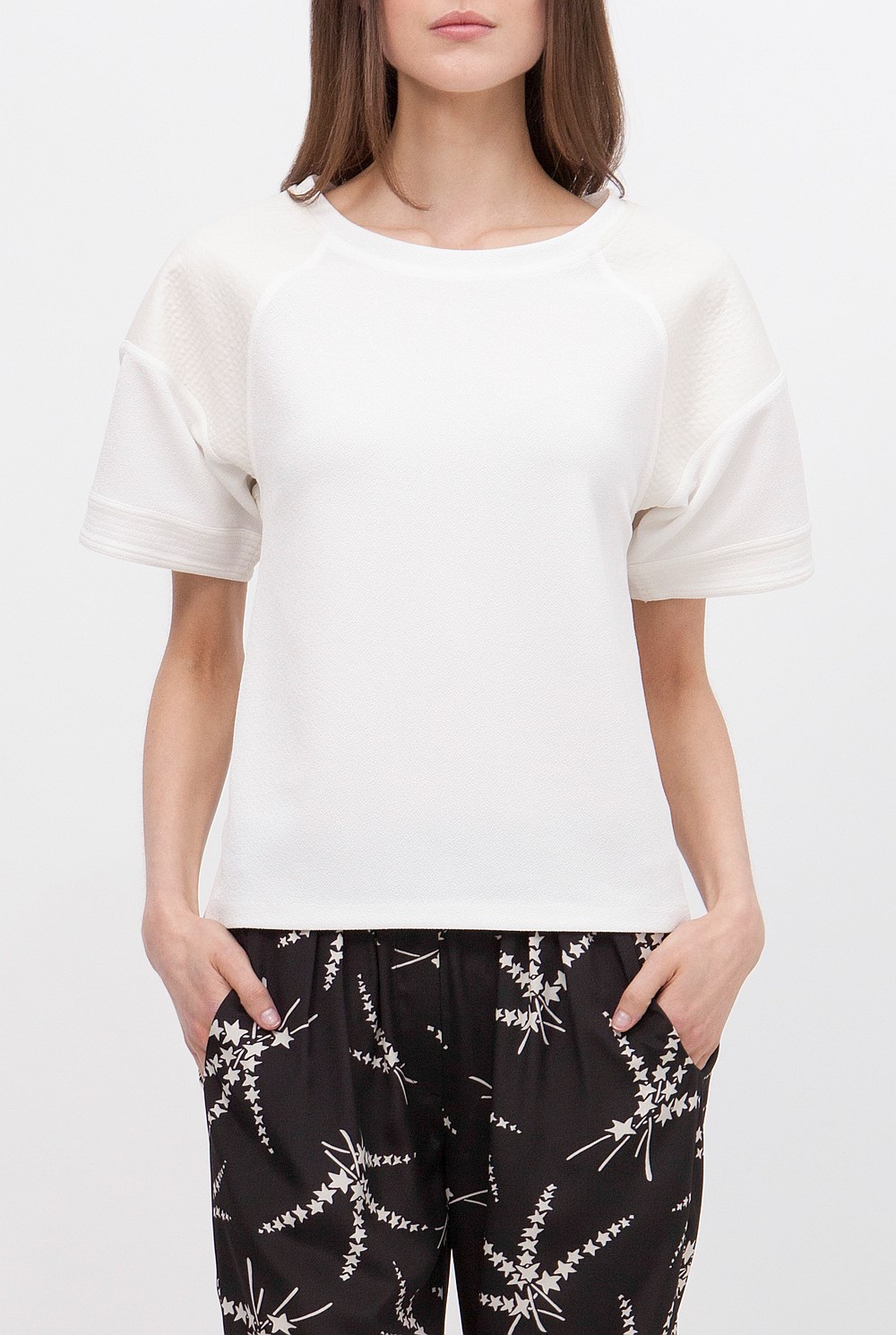 Boxy Mid Sleeve Top