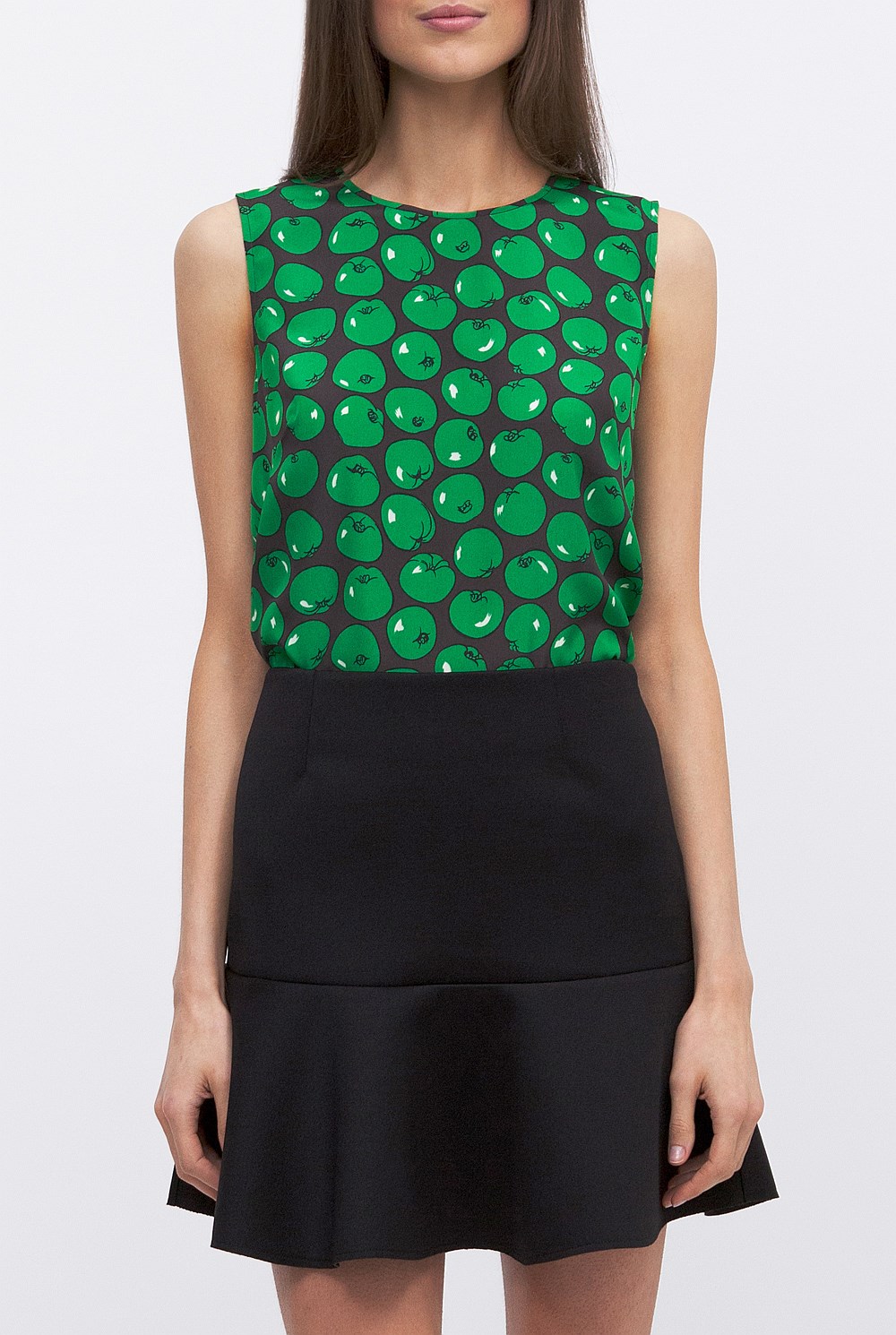 Apple Print Shell Top