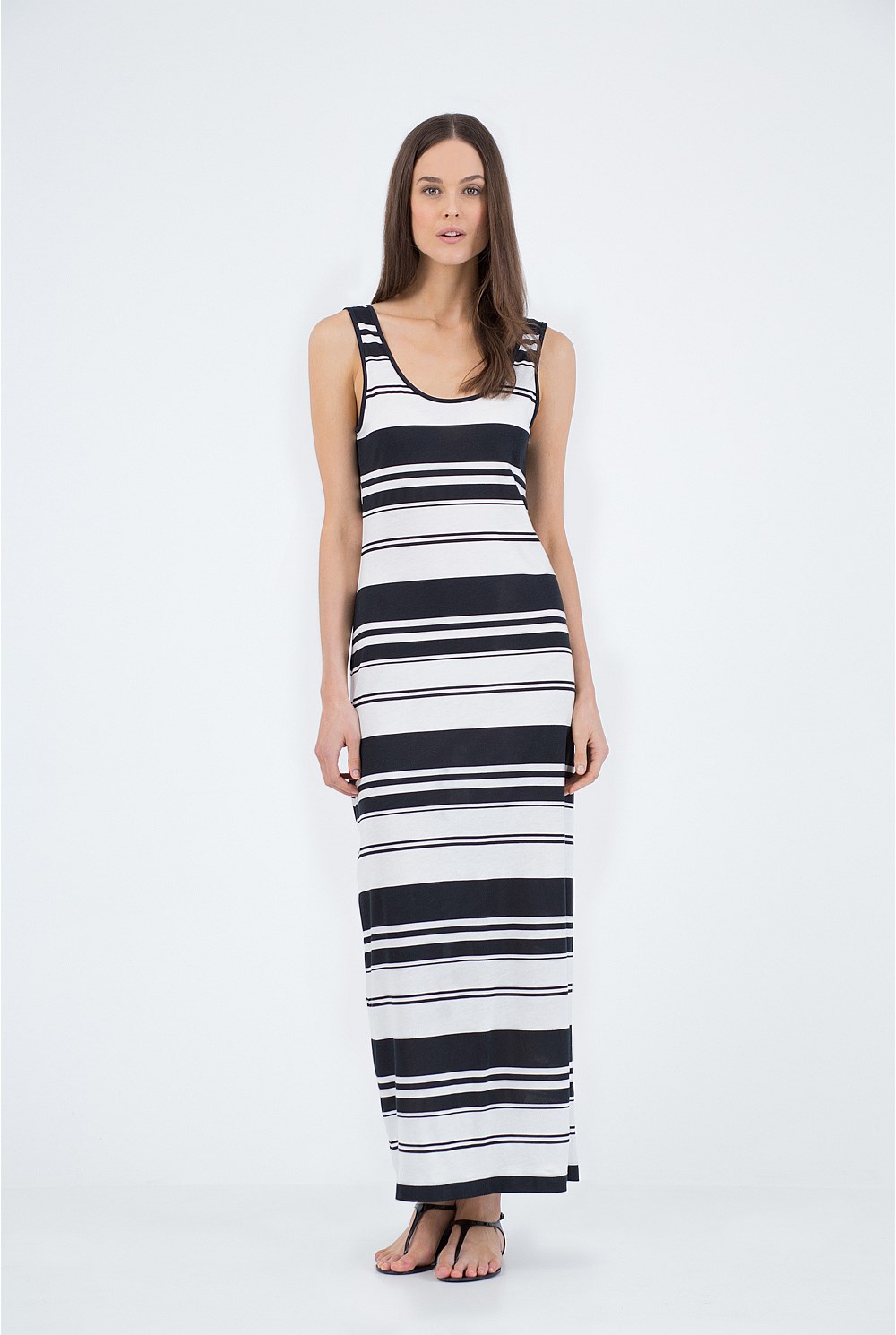 Stripe Maxi Dress