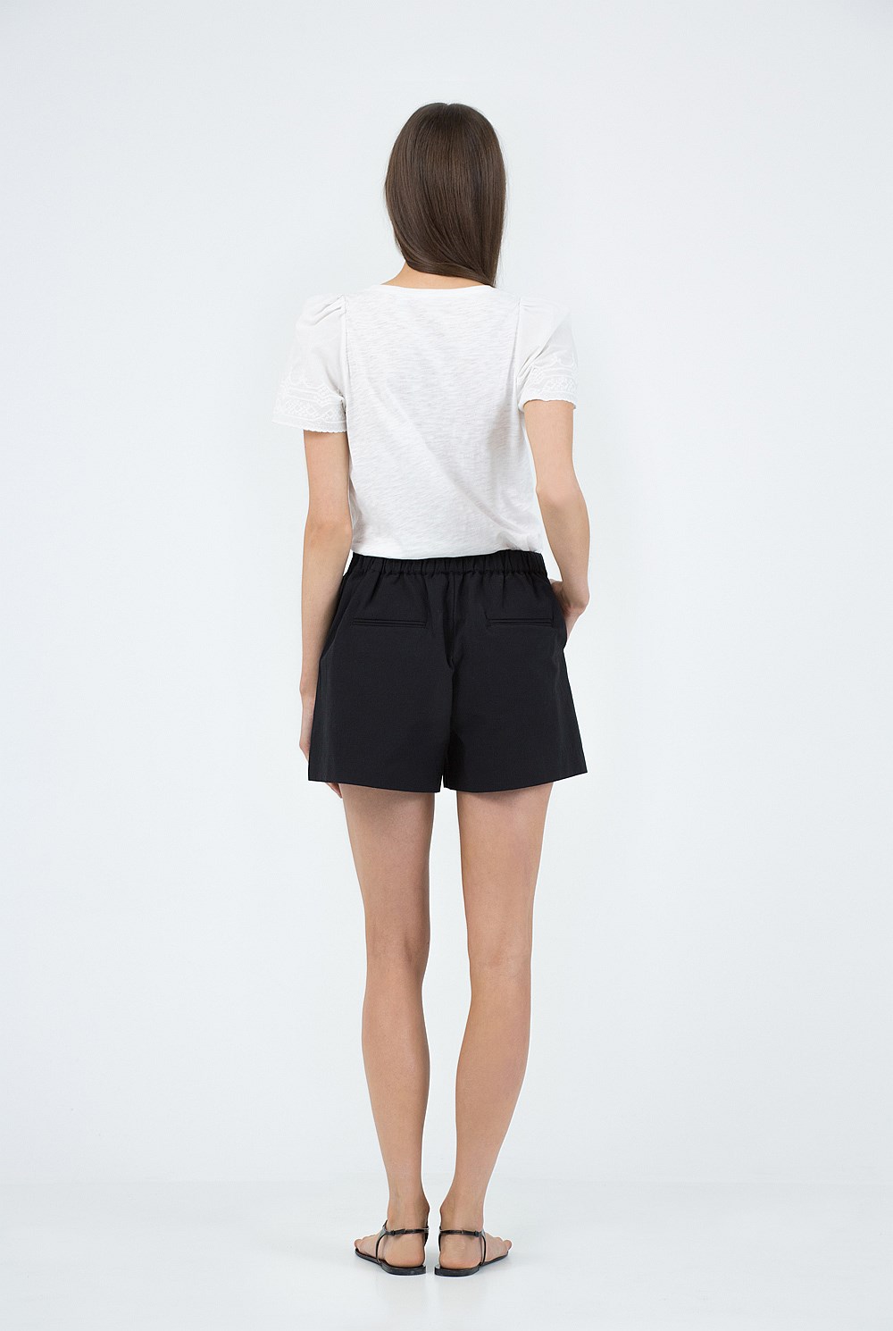 Embroidered Sleeve T-Shirt