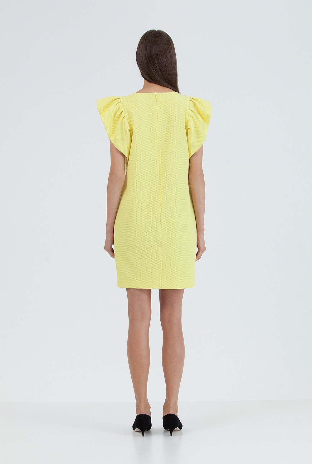 Ruffle Sleeve Dress