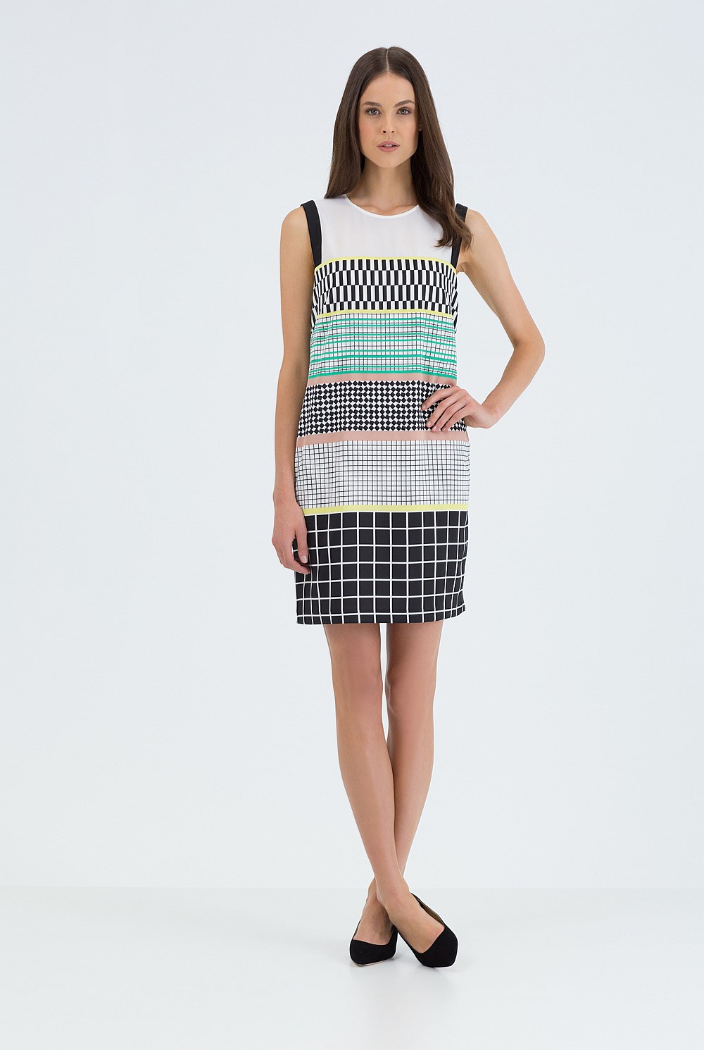 Print Shift Dress