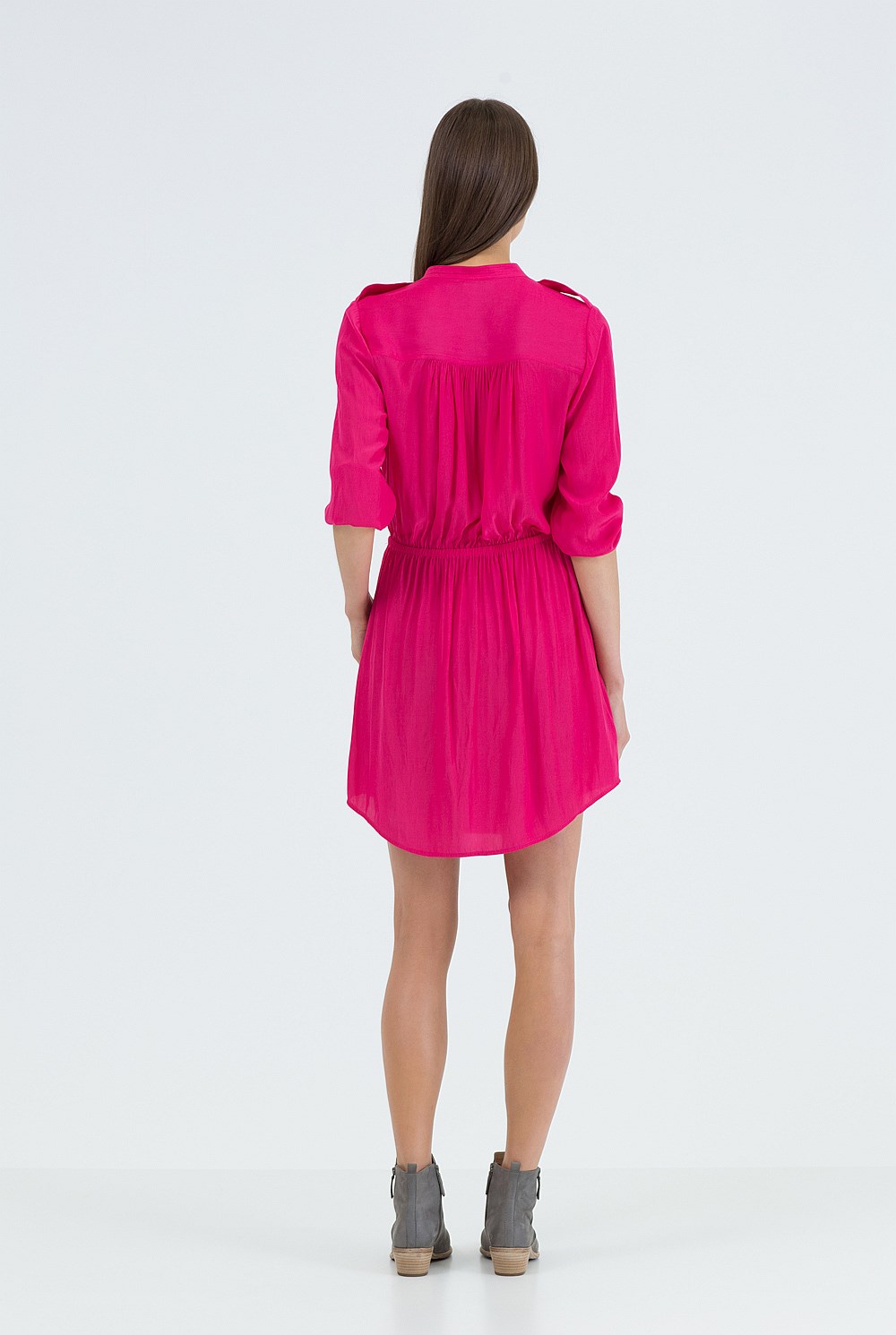 Fluid Shirt Dress