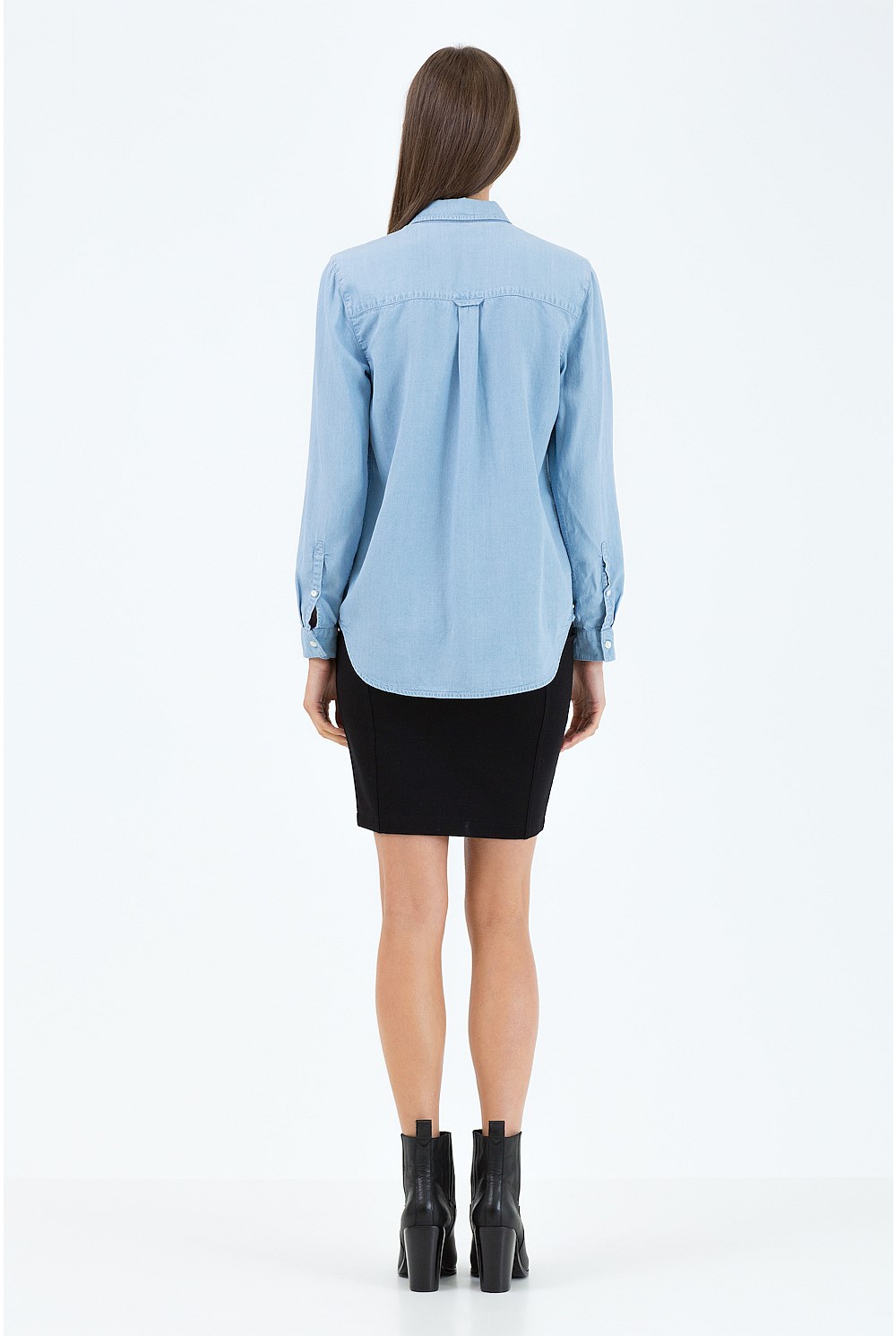 Denim Boxed Frame Shirt