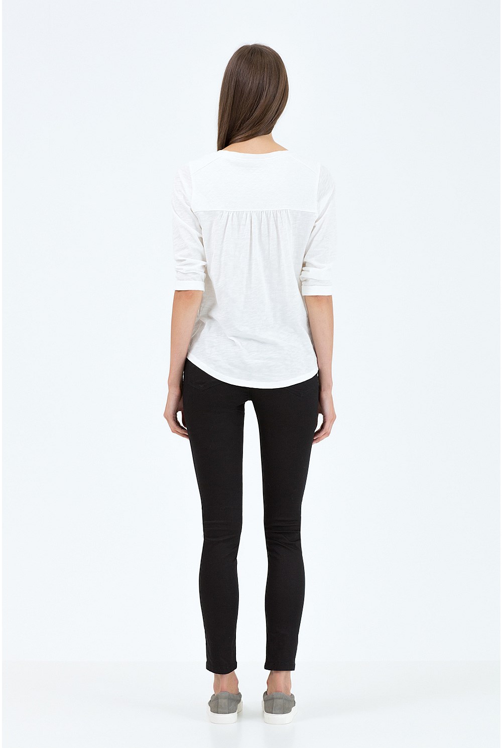 Quilted Shoulder T-Shirt