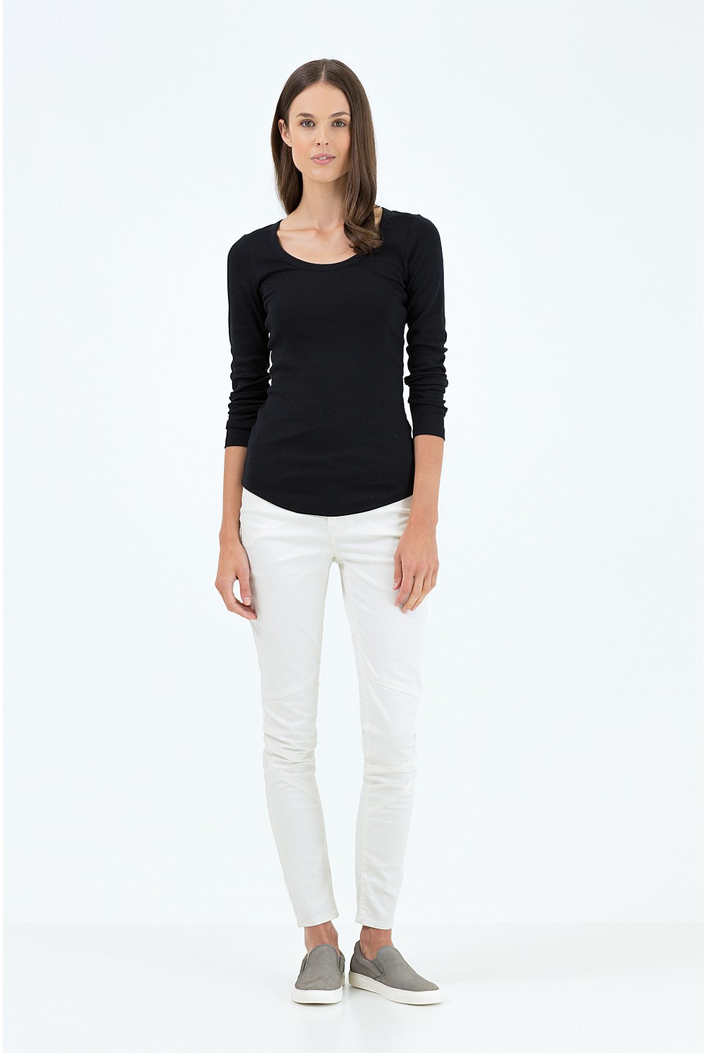 Scoop Hem T-Shirt