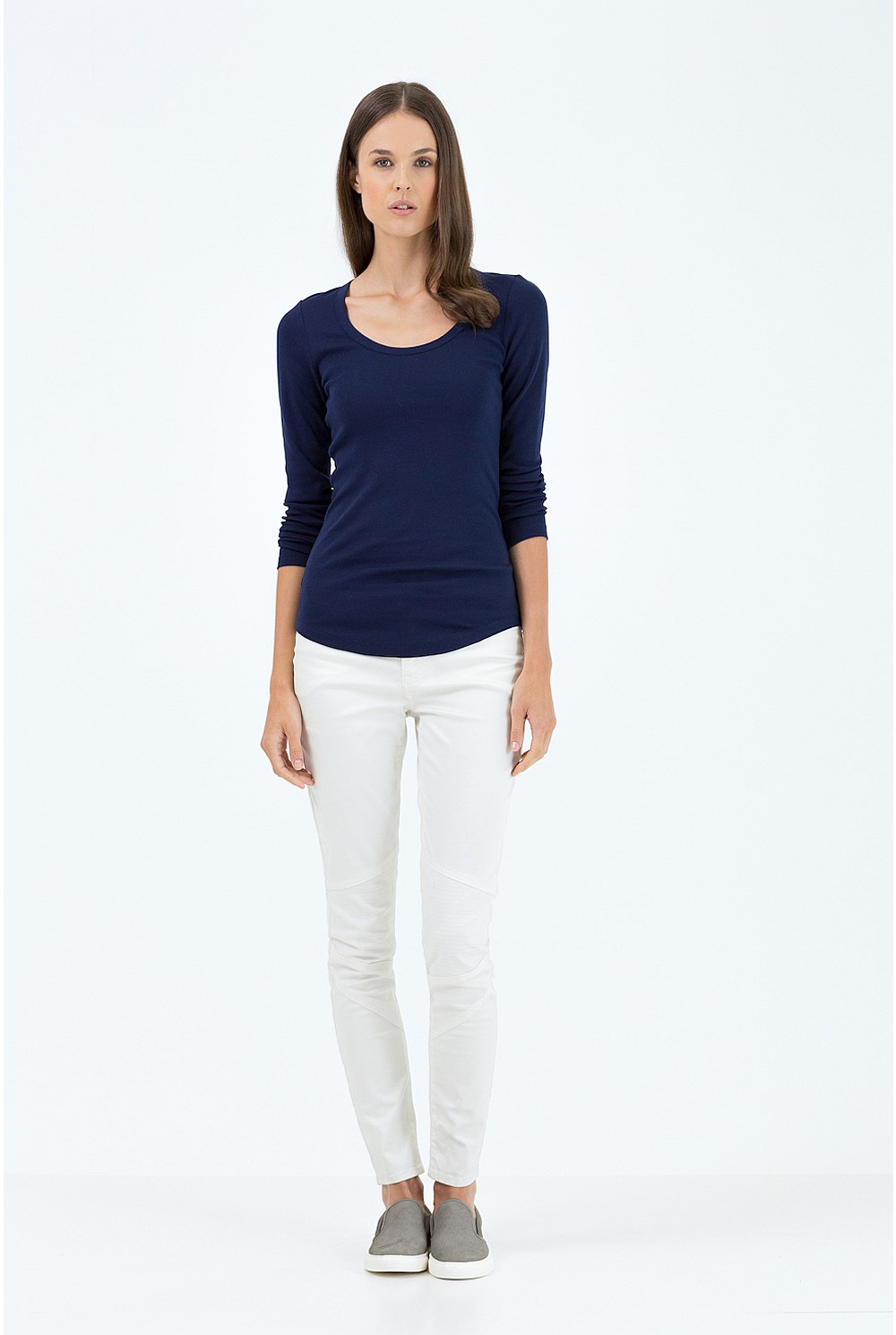 Scoop Hem T-Shirt