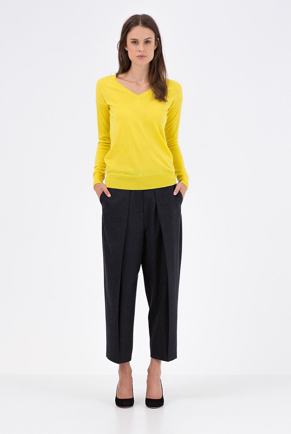 Merino Silk V-Neck
