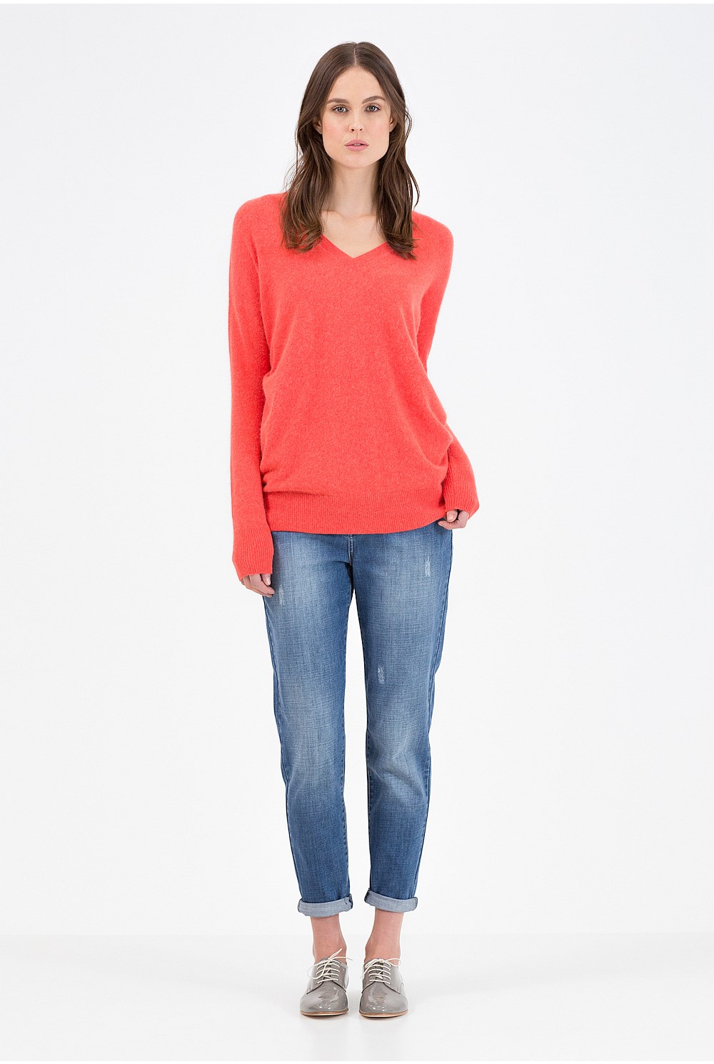  Boyfriend V-Neck Knit