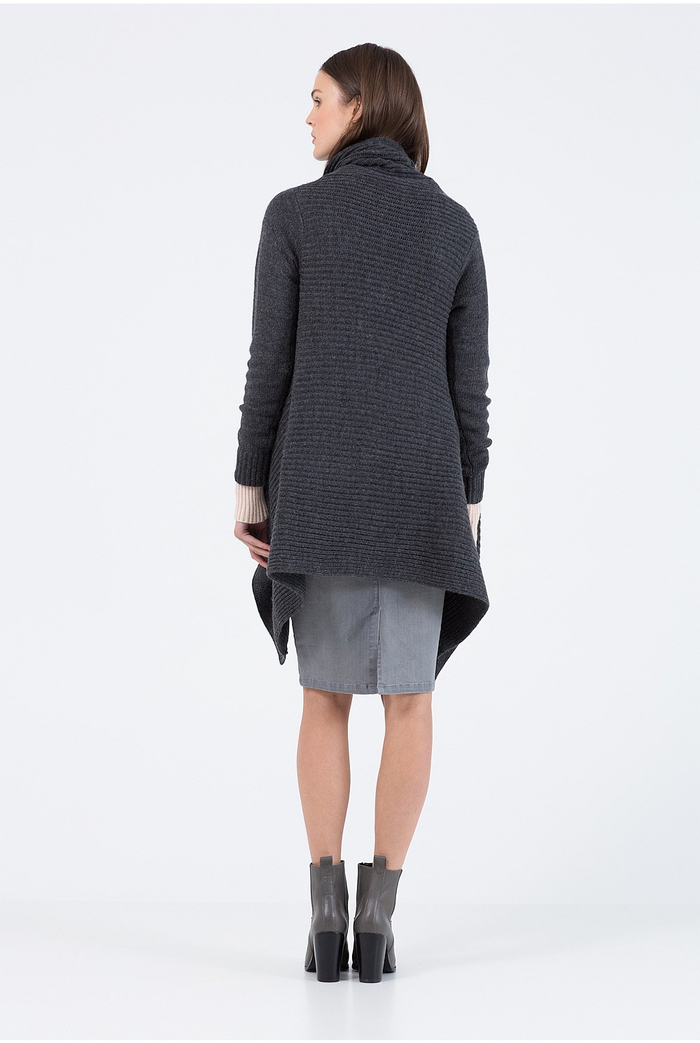 Rib Waterfall Cardigan