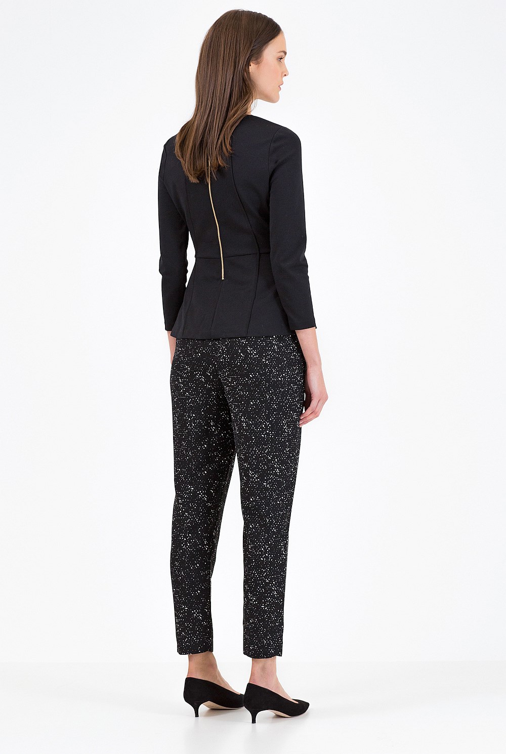Tweed Print Pant