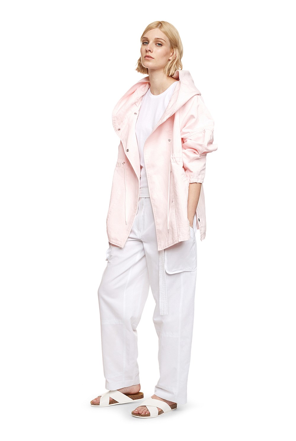 Textured Hooded Parka