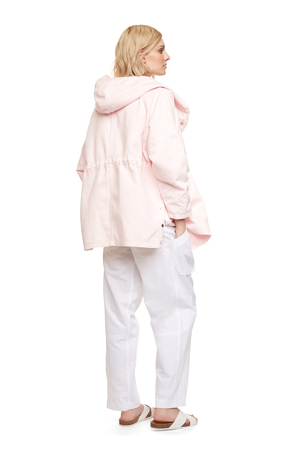 Textured Hooded Parka