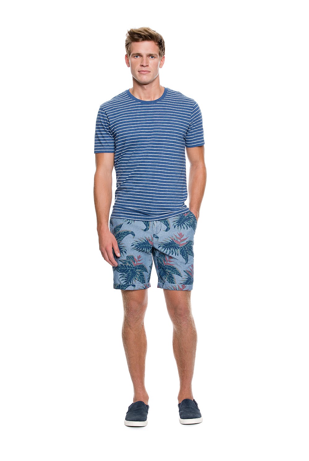 Tropical Print Short