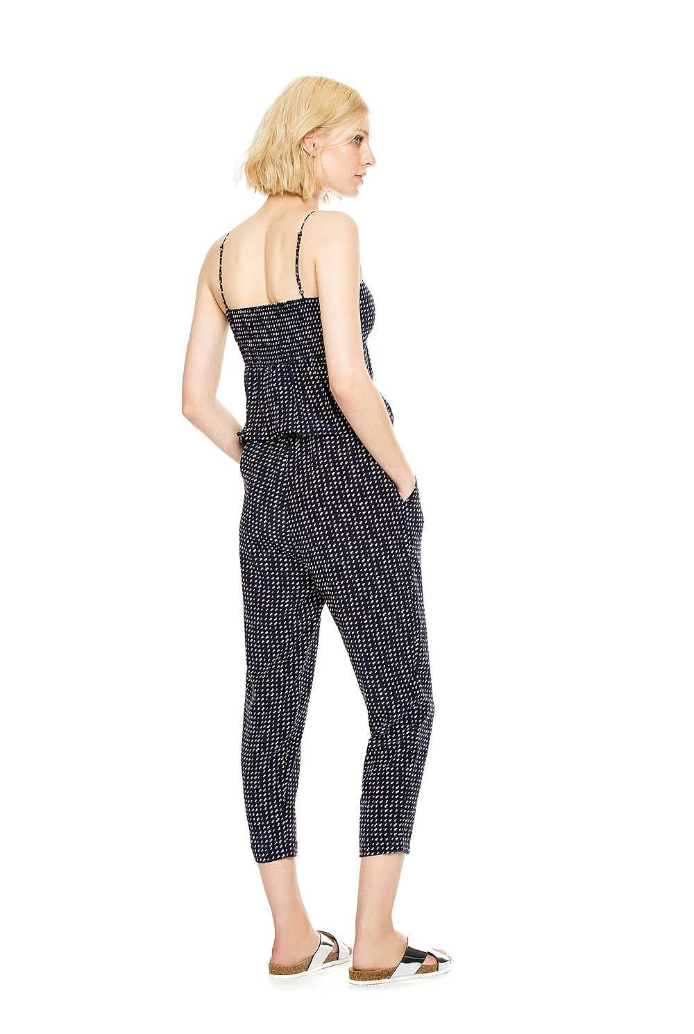 Silk Print Jumpsuit