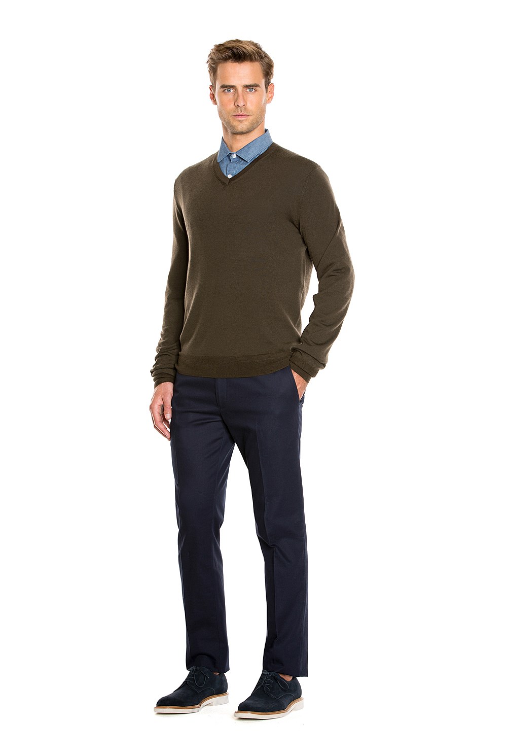 Merino V-Neck Knit