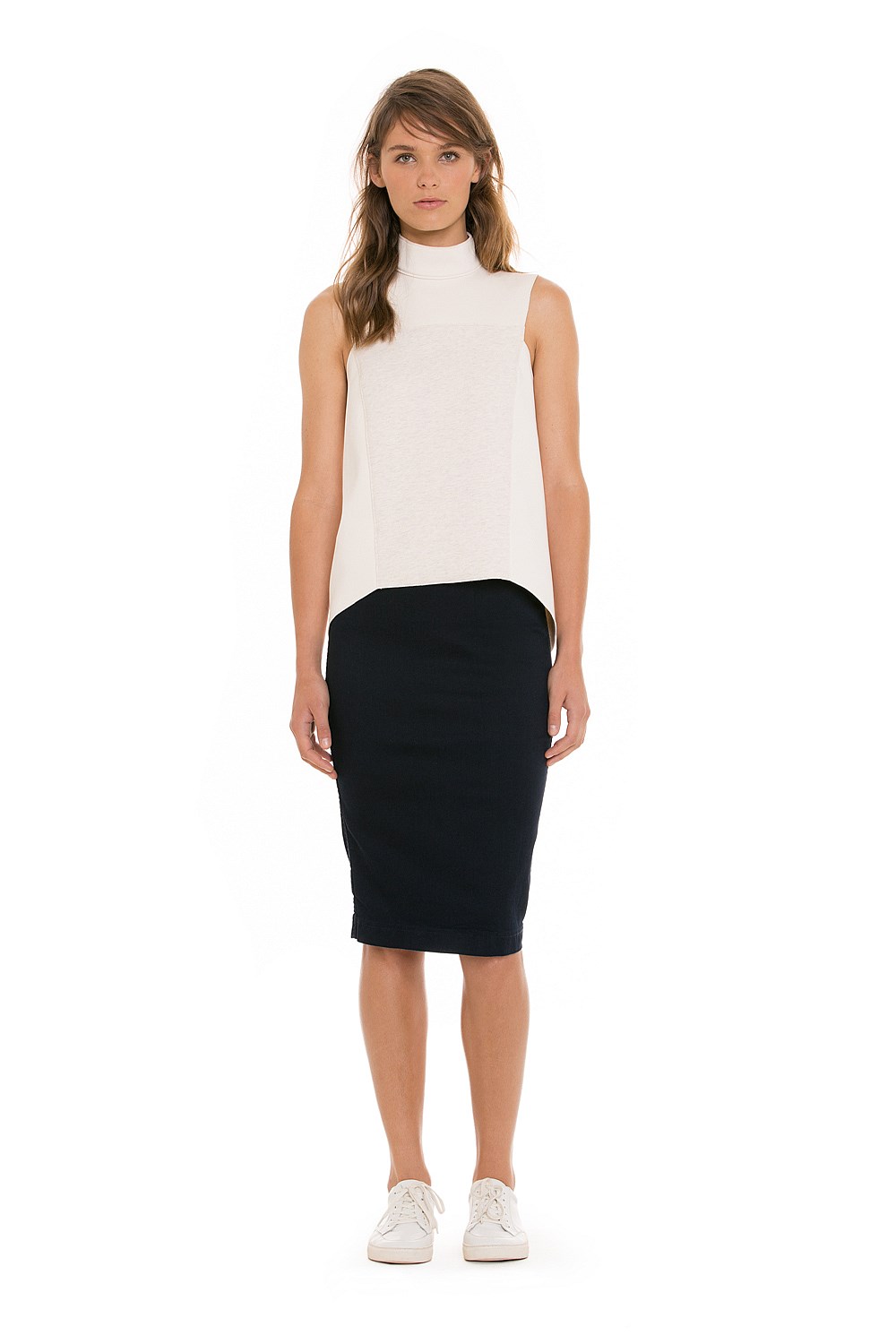 Denim Pencil Skirt