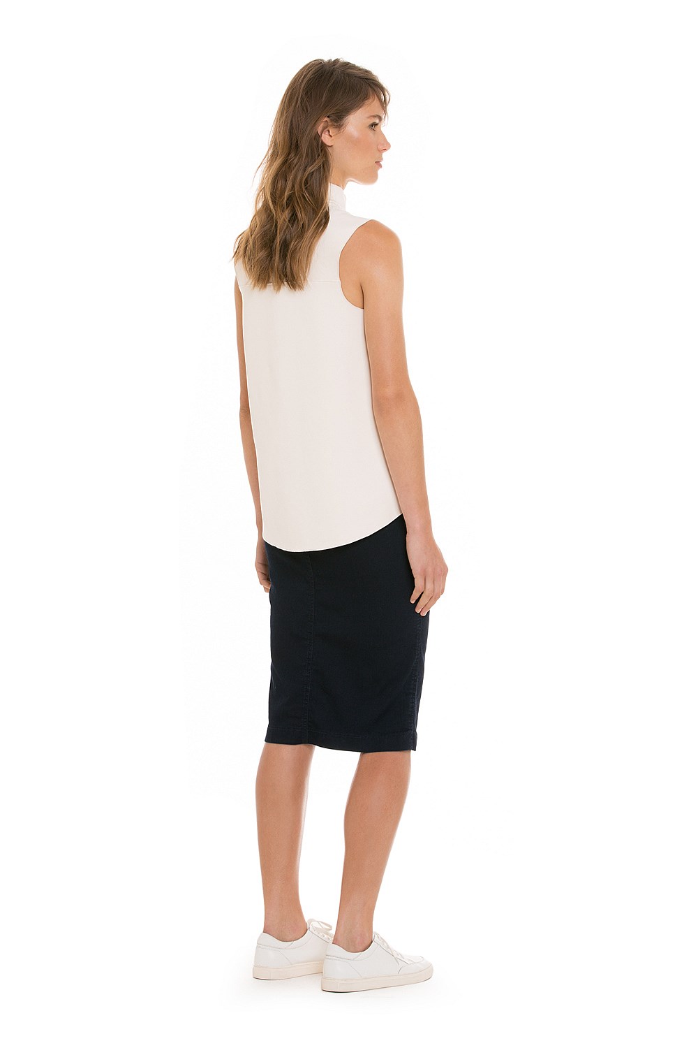Denim Pencil Skirt