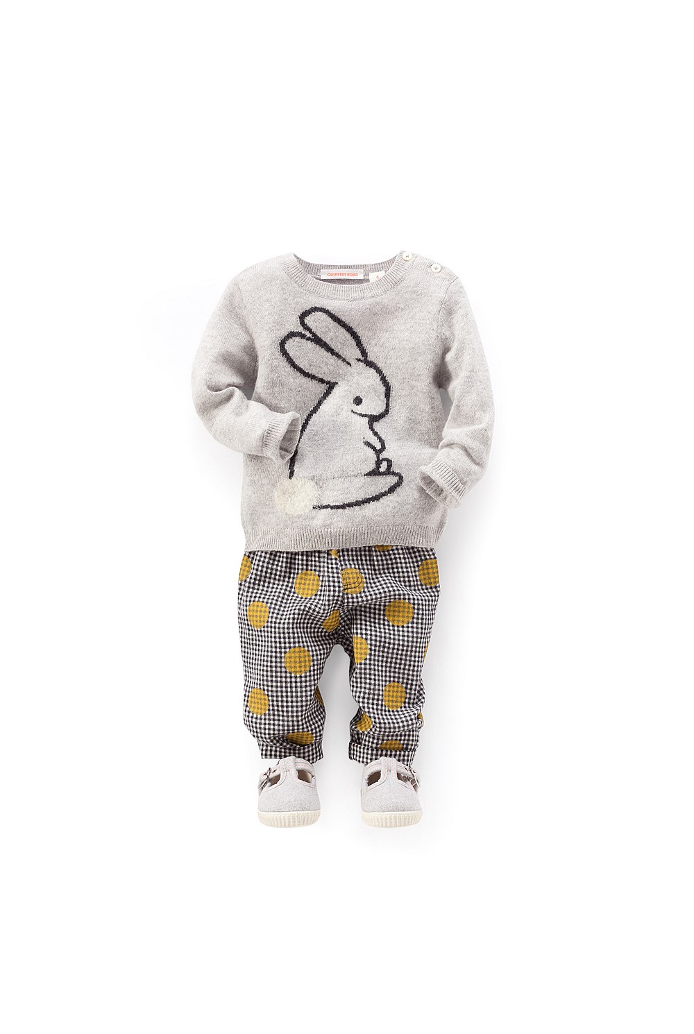 Linear Bunny Knit
