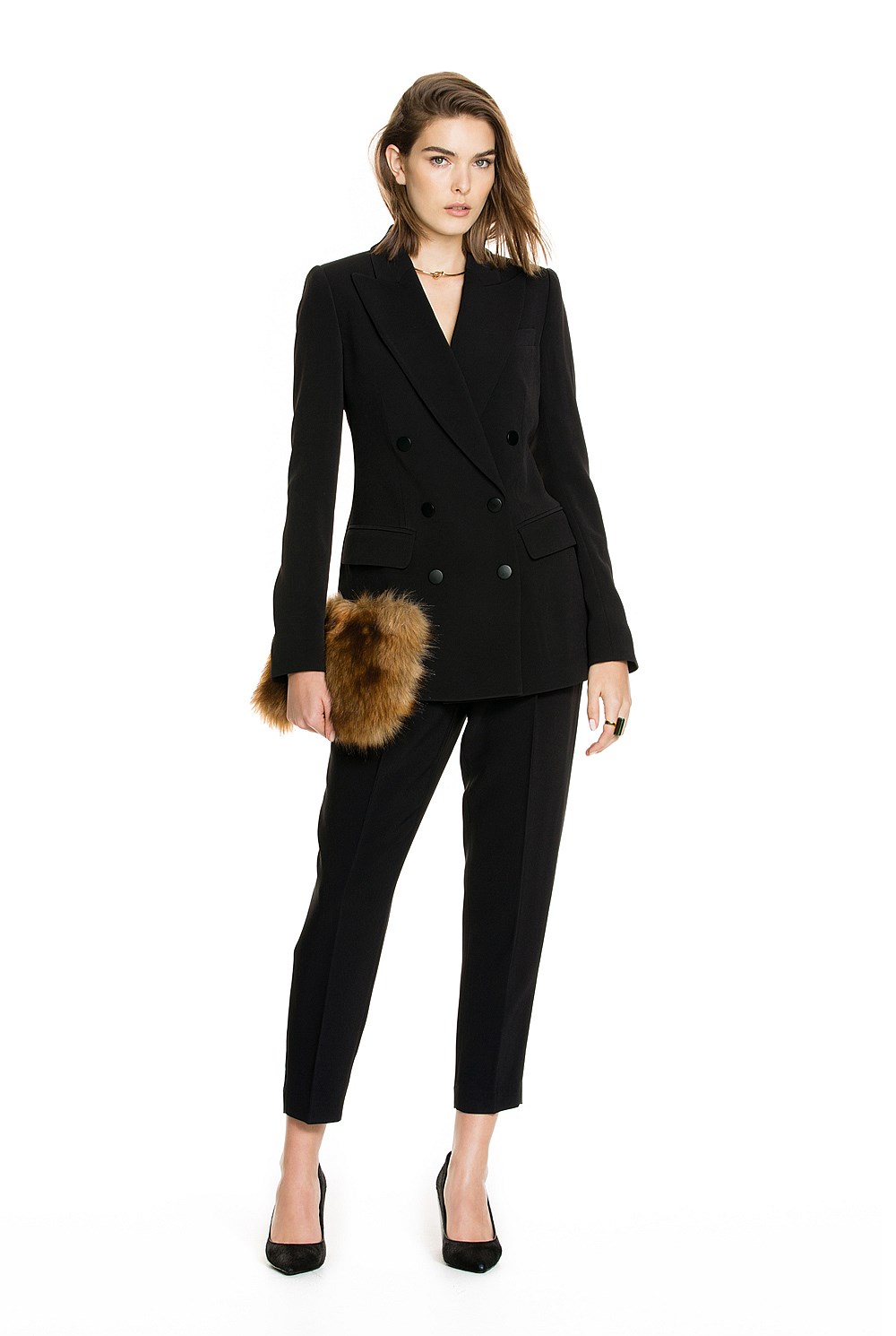 Faux Fur Clutch