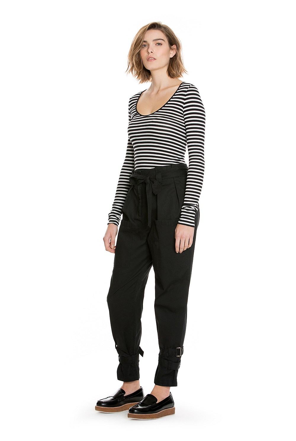 Stripe Rib T-Shirt
