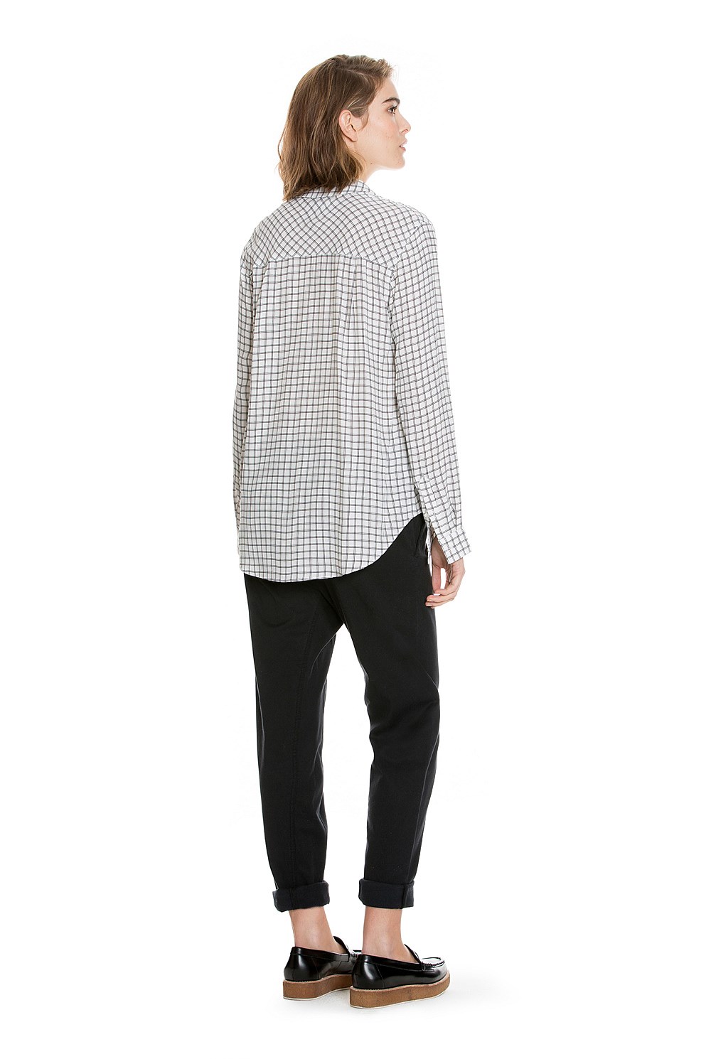 Grid Print Shirt