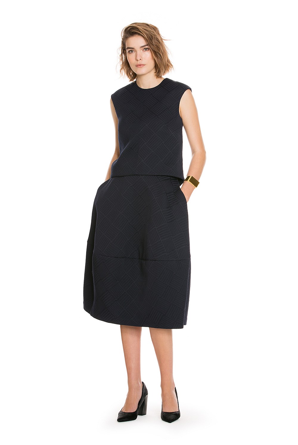 Jacquard Lantern Skirt