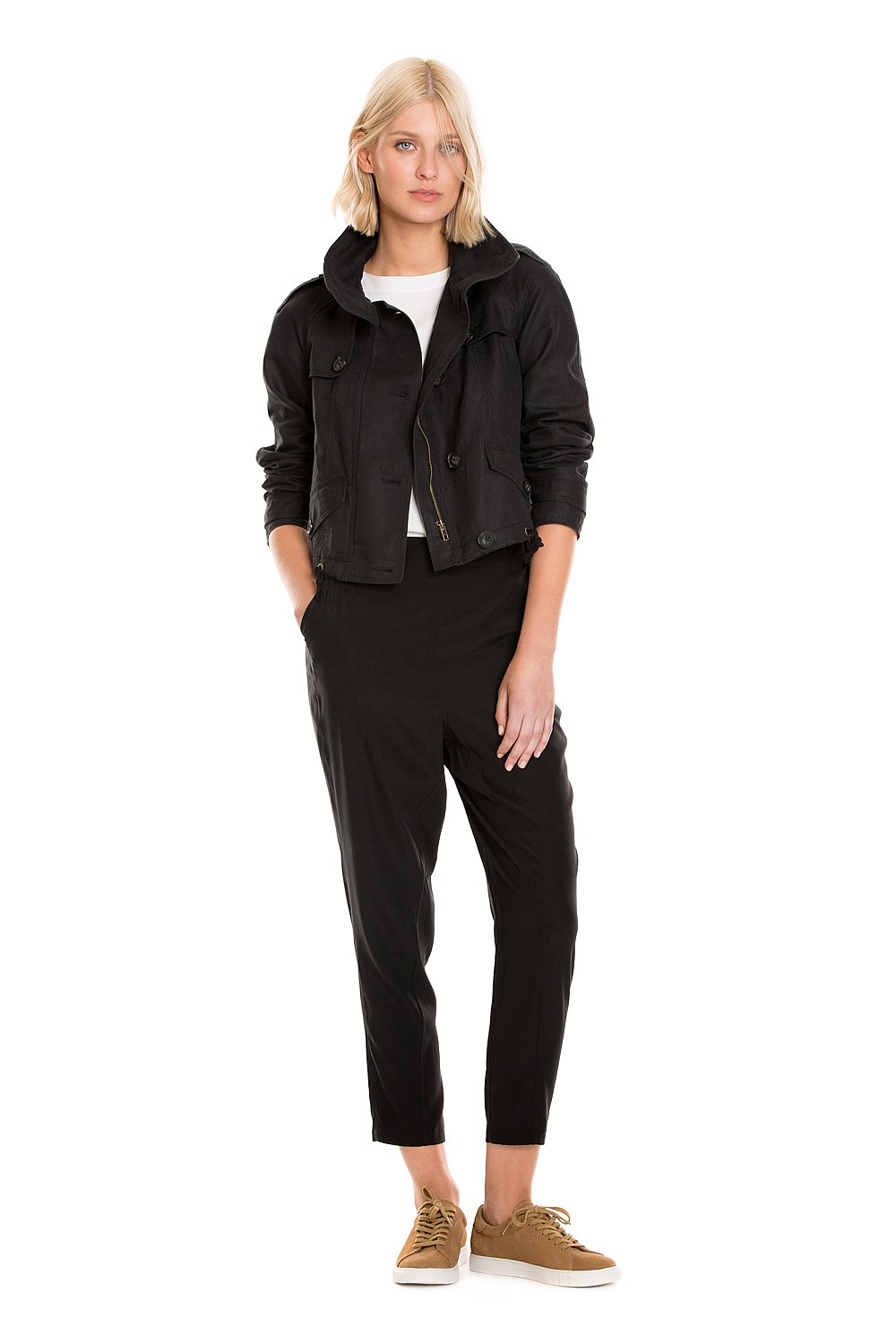 Cropped Utility Jacket