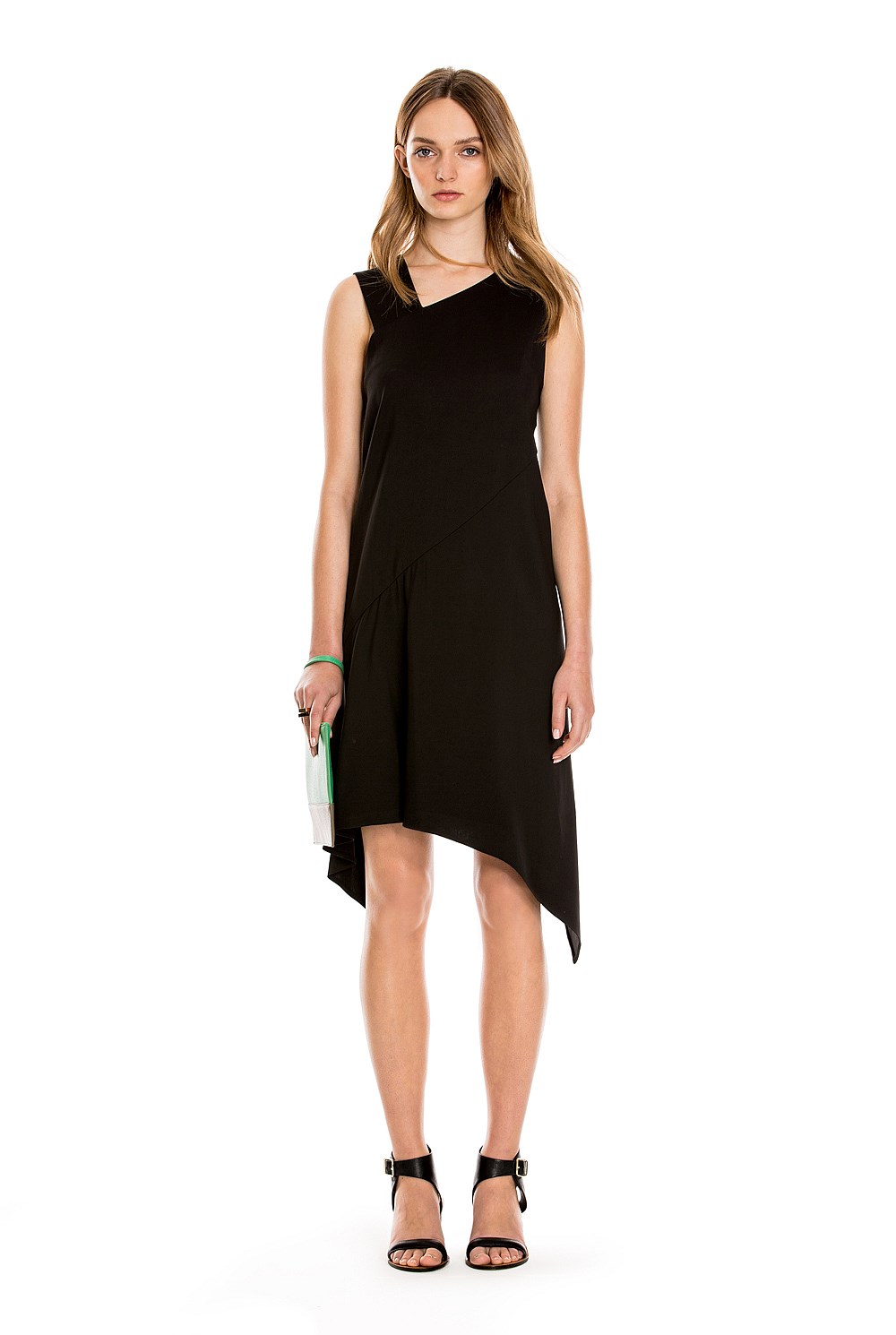 Asymmetric Hem Dress