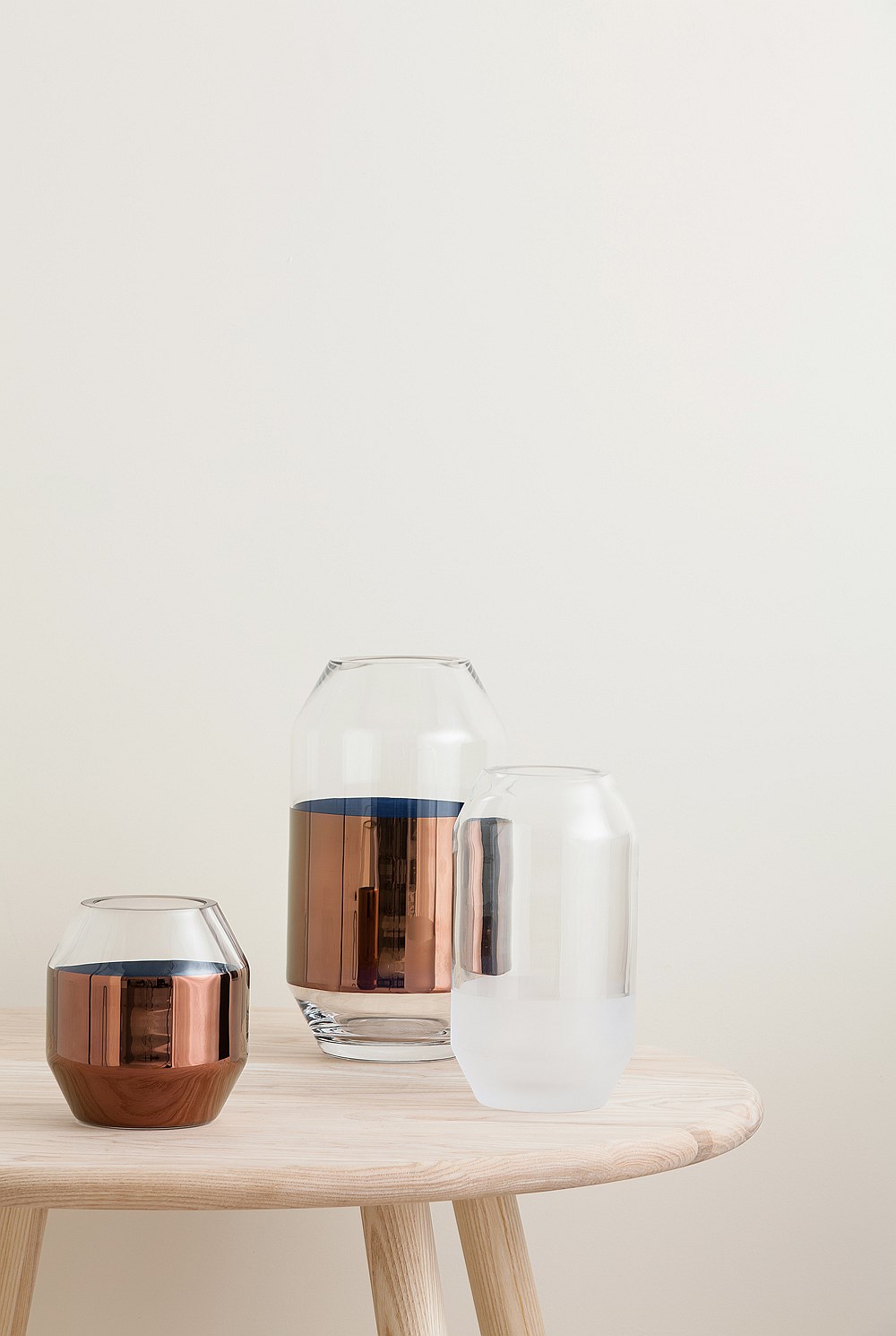 BEVEL Copper Large Vase