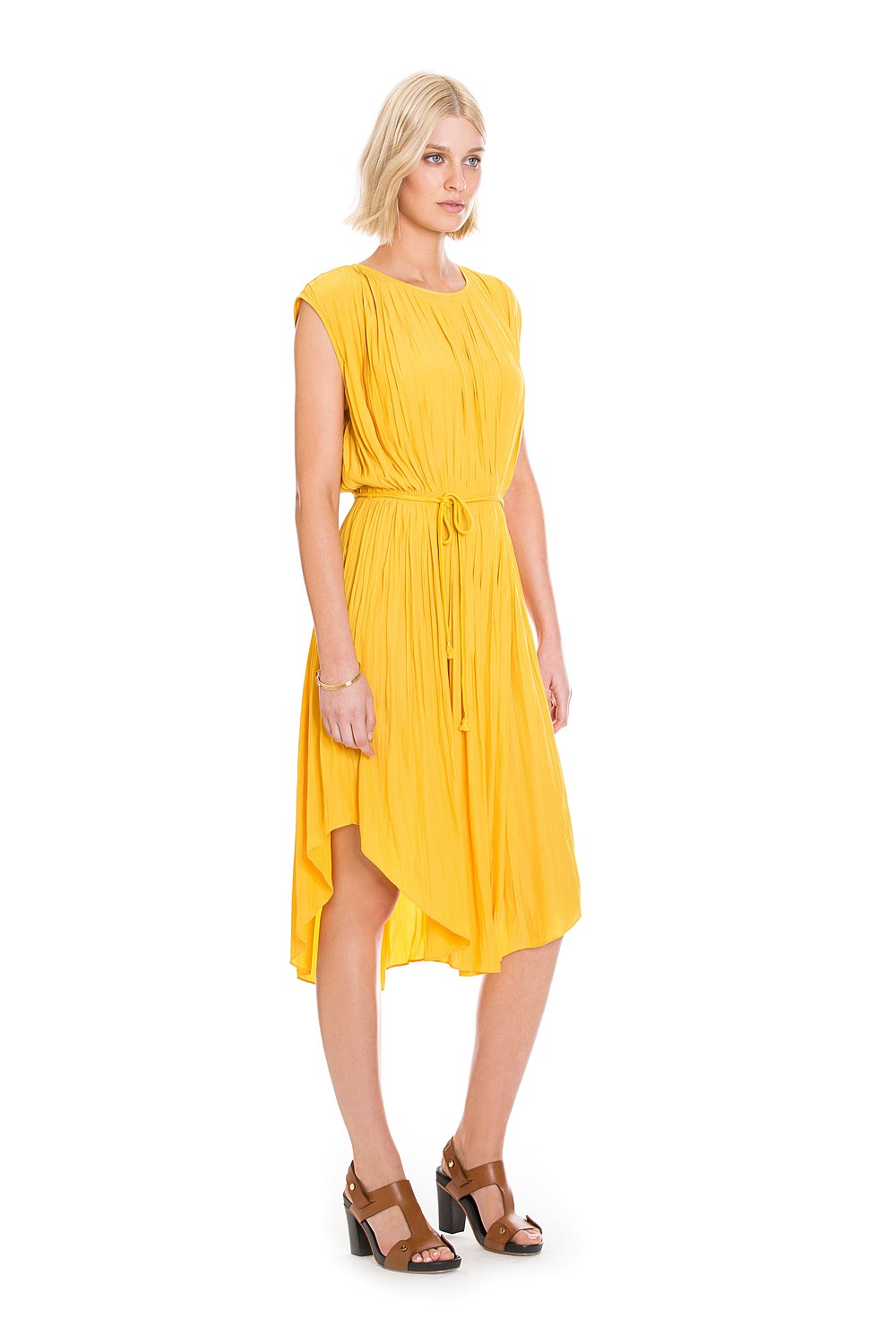 Gathered Waist Dress