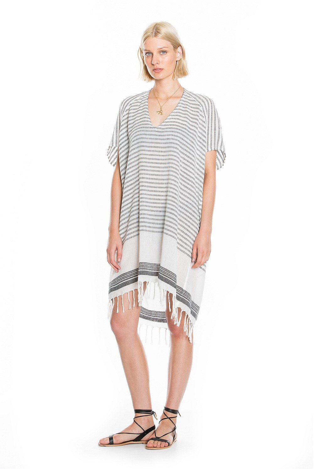 Fine Stripe Kaftan