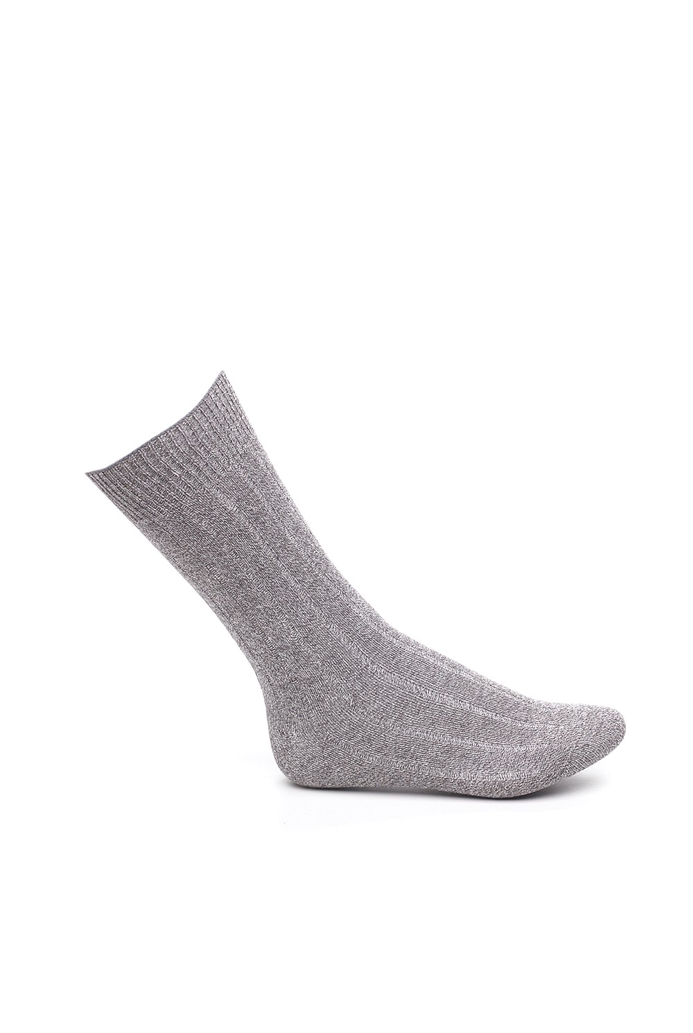 Textured Rib Crew Socks