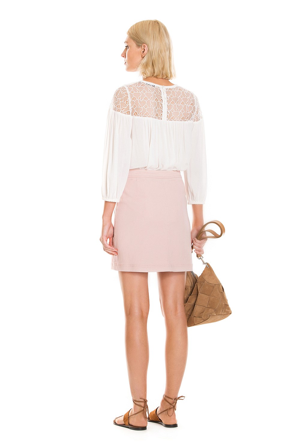 Plait Detail Skirt